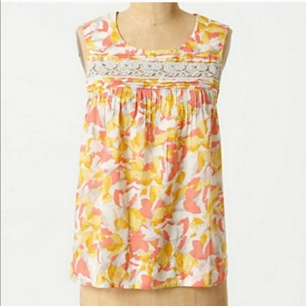 Anthropologie Meadow Rue windswept tank top